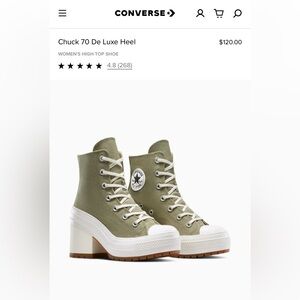 Converse Chuck 70 De Luxe Platform Shoes - White
